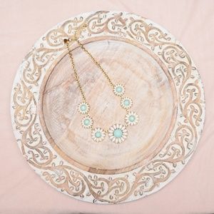 Blue & White Statement Necklace